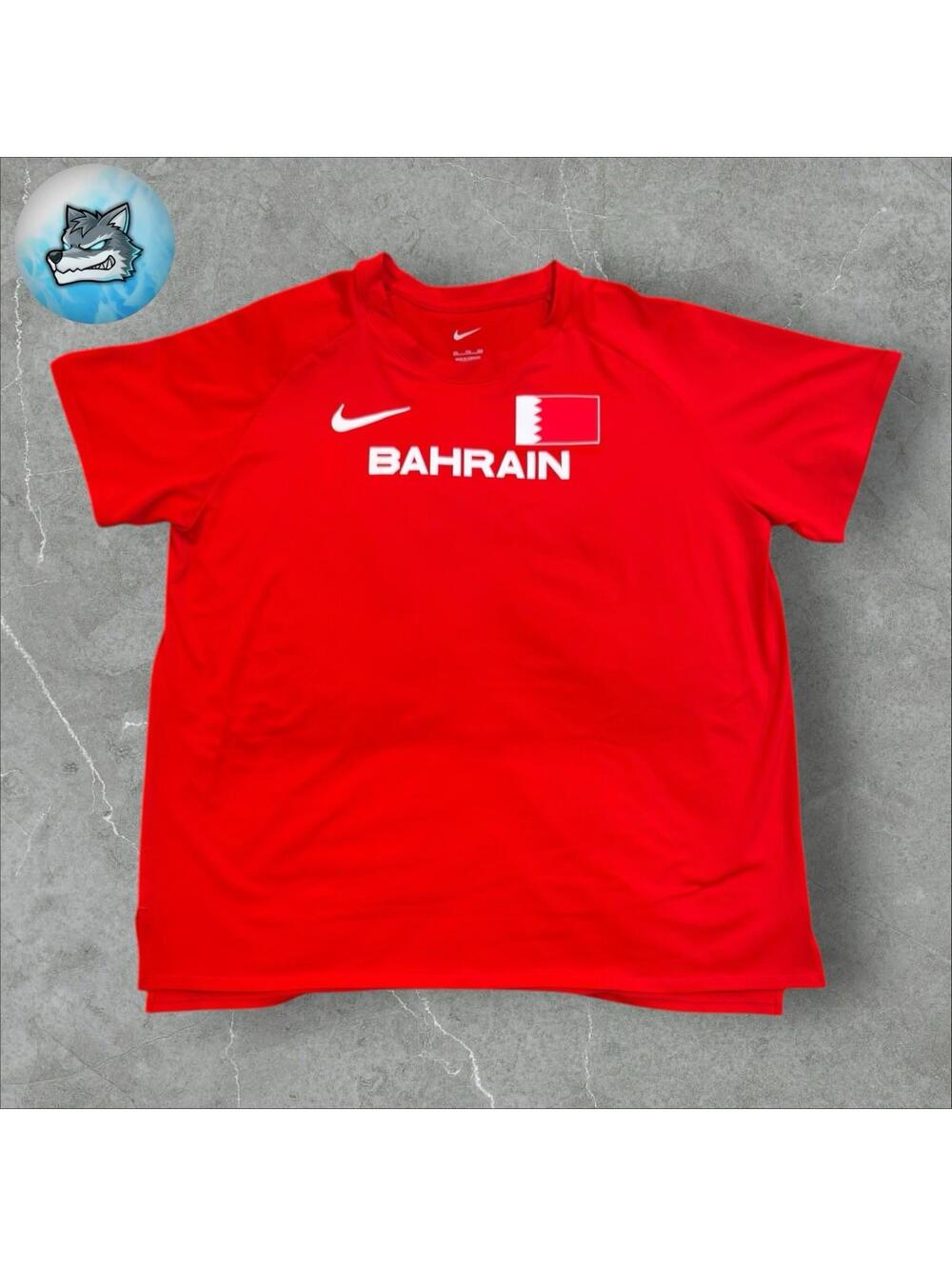 Nike Pro Elite Team Issued Bahrain Track & Field Running Shirt CI6369-657 2XL‎